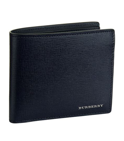 burberry men's leather wallet